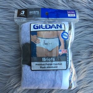 Gildan Gray Assortment 3-pack briefs